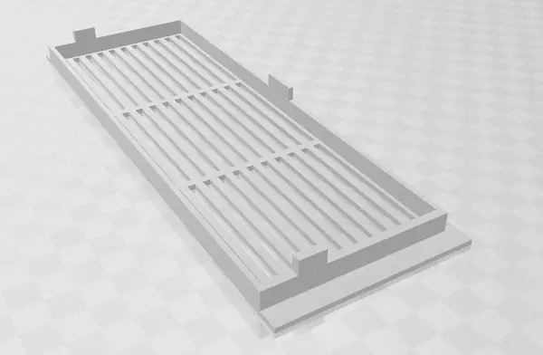 Air grille / Ventilation Grille 198.92mm x 70.57mm x 9.32mm