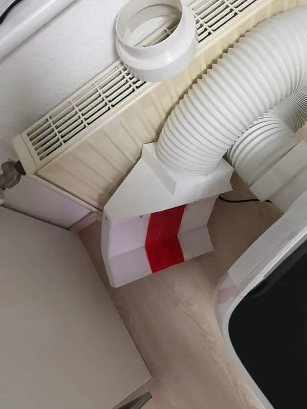 Modular air conditioner hose adapter for window / Modularer Klimamobil-Abluftschauchadapter für Fenster