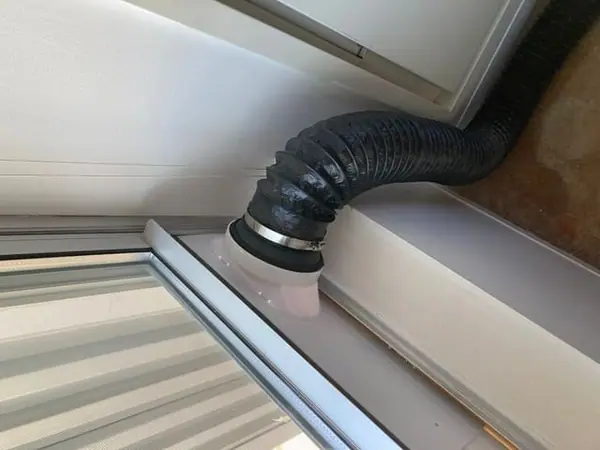 4" duct to 5.1" window vent adapter