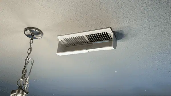 HVAC vent deflector (magnetic)